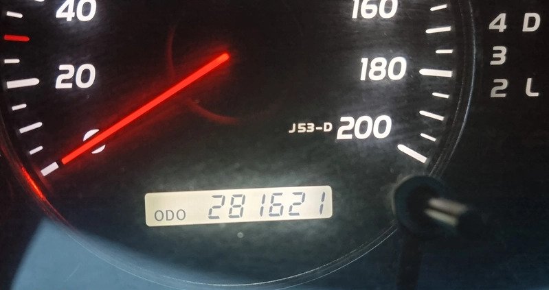 Toyota Land Cruiser cena 49900 przebieg: 281200, rok produkcji 2005 z Wejherowo małe 277